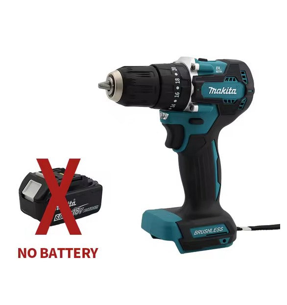 Makita DHP487 18V LXT Brushless Cordless Combi Hammer Drill, Bare Tool ONLY