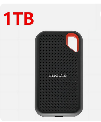 Portable Drive 1TB,2TB, 4TB External Hard Drive Classic Black - PC Laptop and MAC China (Copy)