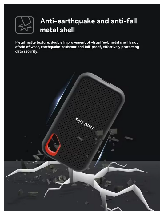 Portable Drive 1TB,2TB, 4TB External Hard Drive Classic Black - PC Laptop and MAC China (Copy)