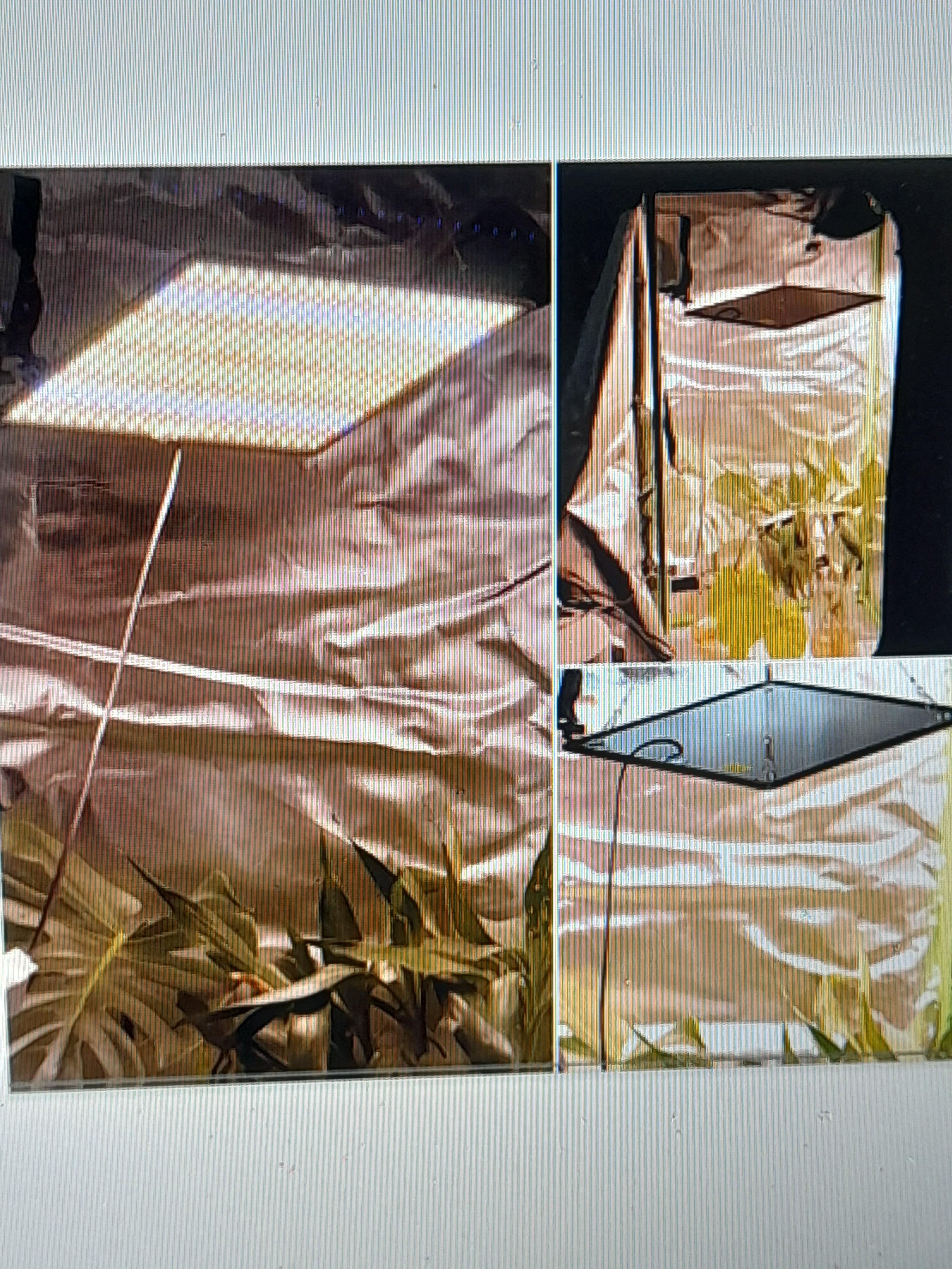 LED Grow Light Full Spectrum 1200W (3-Pack) - 40W Actual Power for Indoor Plants