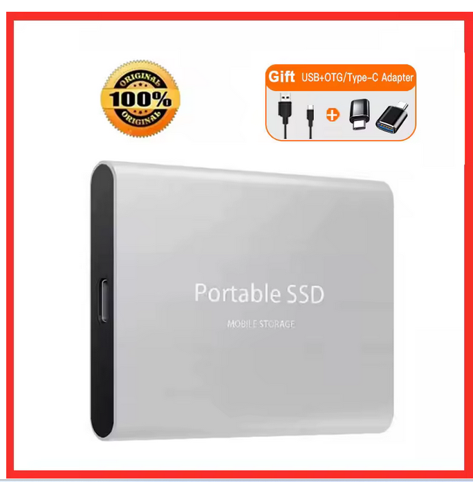 External SSD Hard Drive - USB 3.1 High-Speed Storage for PC, Laptop & Phone