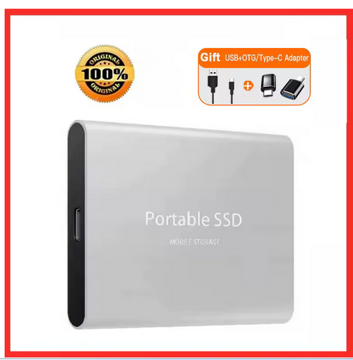External SSD Hard Drive - USB 3.1 High-Speed Storage for PC, Laptop & Phone