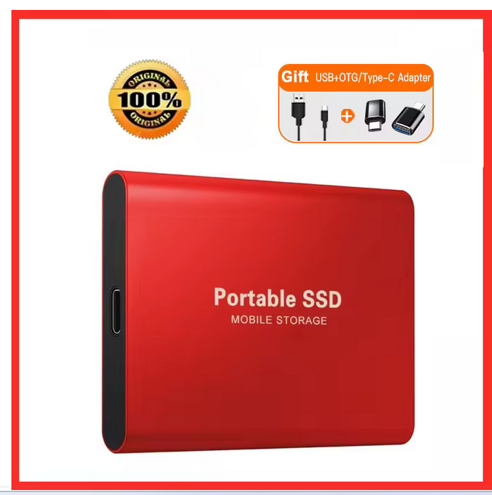 External SSD Hard Drive - USB 3.1 High-Speed Storage for PC, Laptop & Phone