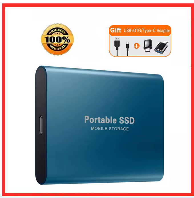 External SSD Hard Drive - USB 3.1 High-Speed Storage for PC, Laptop & Phone