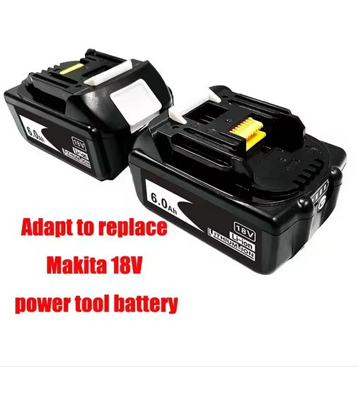 18V 6.0Ah Replacement Battery with LED Indicator for Makita Power Tools + Charger