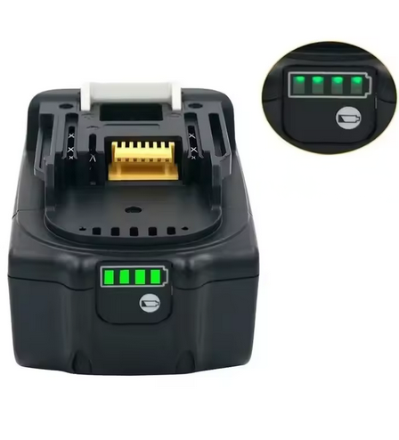 18V 6.0Ah Replacement Battery with LED Indicator for Makita Power Tools + Charger