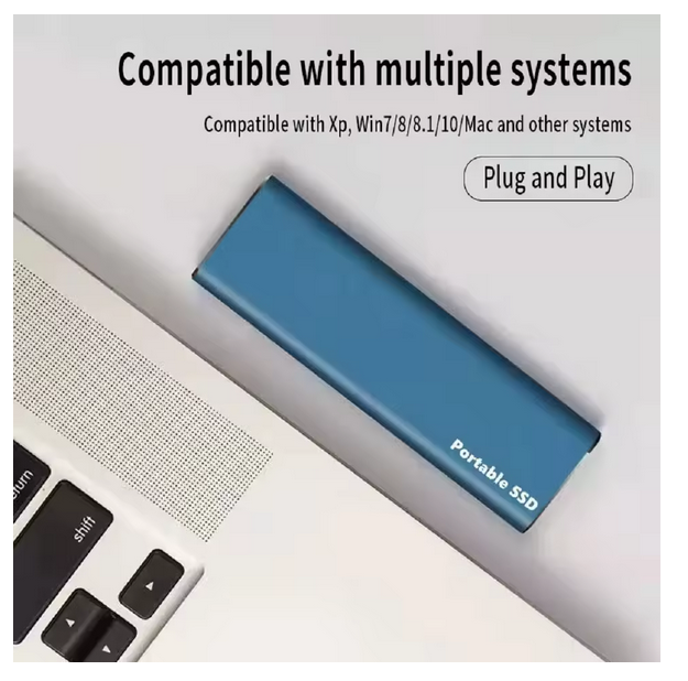 Portable SSD SHL-R320 4TB Solid State Drive, USB 3.1 Type C, M.2